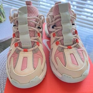 Zara Kids' Pink and Cream Sneakers